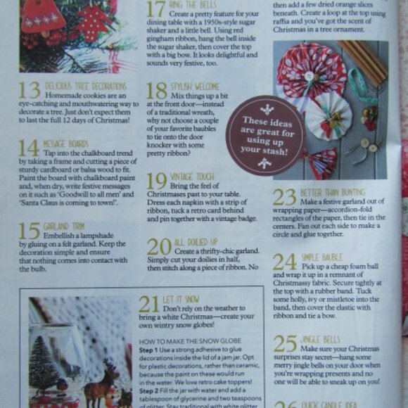 Handmade Christmas 219 Festive Ideas Get Crafty Step-by-Step Instructions - Picture 6 of 13